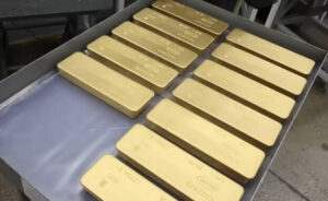 many gold bars